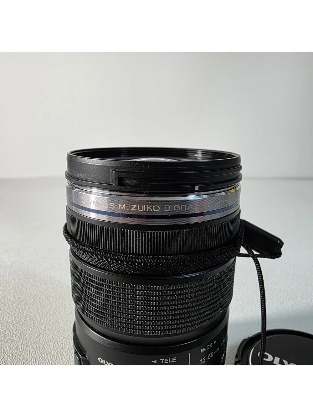 OLYMPUS M. Zuiko Digital 12-50mm f/3.5-6.3 EZ ED MSC Lens Both Caps